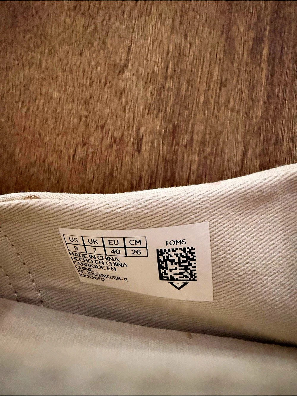 TOMS Alpargata Classic Drizzle Grey/Rose Gold Foil Polka Dot Polka Dot Slip-On - Picture 3 of 5